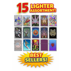 Wholesale Lot of 15 Assorted Zippo Lighters