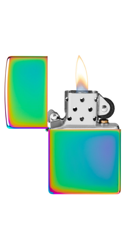 Iridescent Green Multi Color Zippo