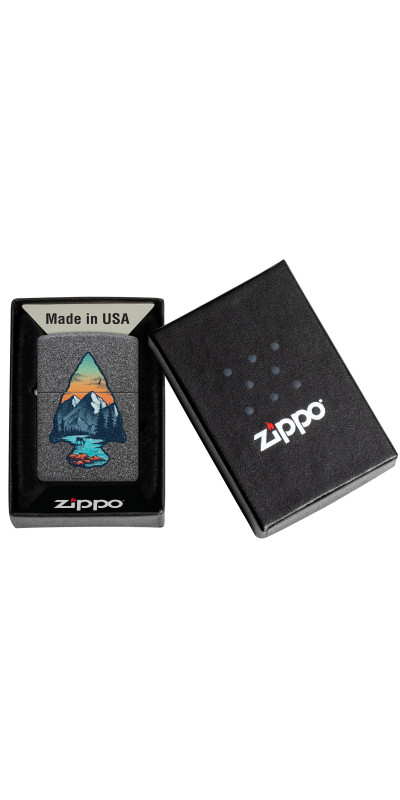 Zippo Mountain Design
