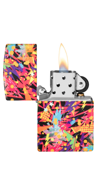 Zippo Glow in the Dark Retro Design