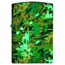 Zippo Glow in the Dark Retro Design