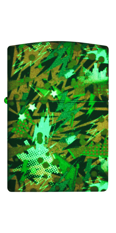Zippo Glow in the Dark Retro Design
