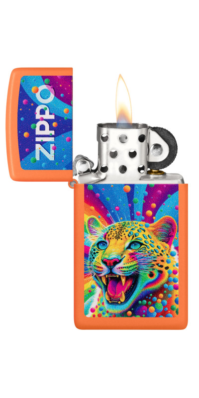 Zippo Leopard Zippo Slim Design