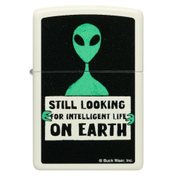 Zippo Glow-in-the-Dark Alien Sign