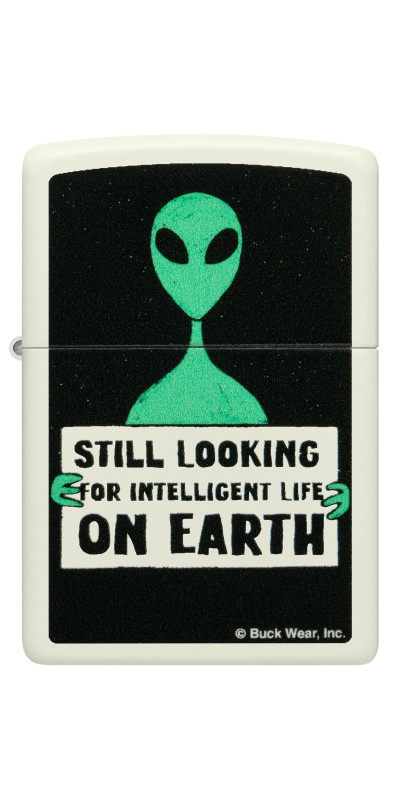 Zippo Glow-in-the-Dark Alien Sign
