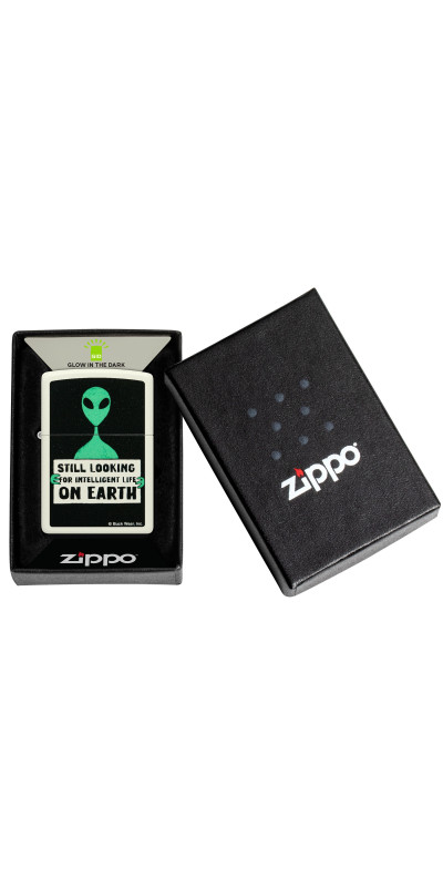 Zippo Glow-in-the-Dark Alien Sign