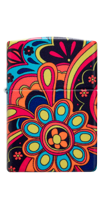 Zippo Flower Power Design Wrap
