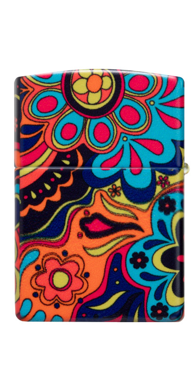 Zippo Flower Power Design Wrap