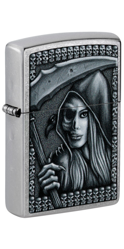 Grim Reaper Girl Zippo