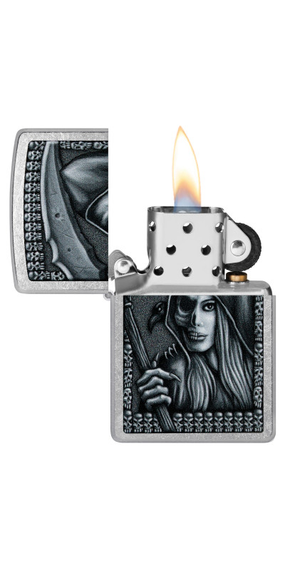 Grim Reaper Girl Zippo