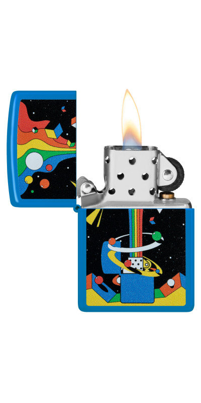Zippo Space Rainbow Squirt