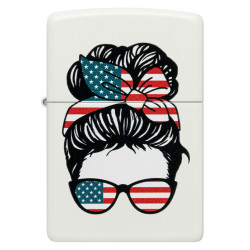 American Patriotic Woman Zippo American Patriotic Woman Zippo