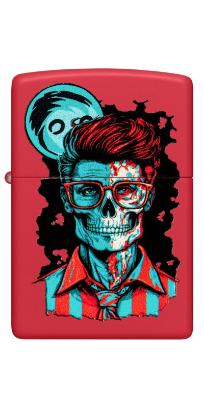 Zippo Zombie Skull Design