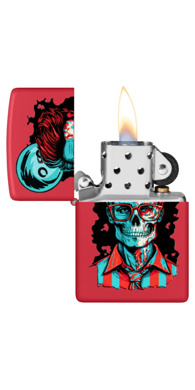 Zippo Zombie Skull Design