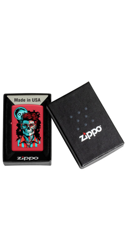 Zippo Zombie Skull Design