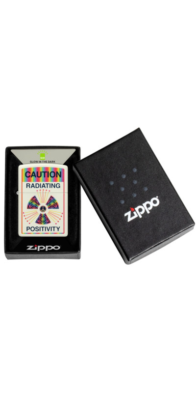Radiating Positivity Glow-in-the-Dark Zippo