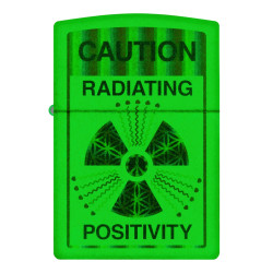 Radiating Positivity Glow-in-the-Dark Zippo