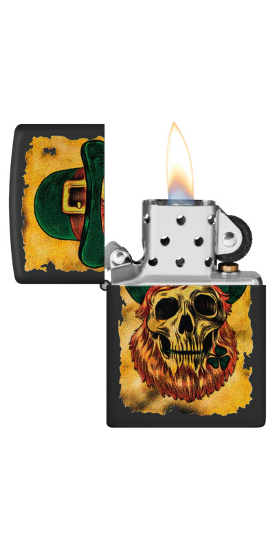 Leprechan Skull Zippo