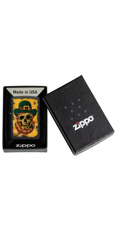 Leprechan Skull Zippo