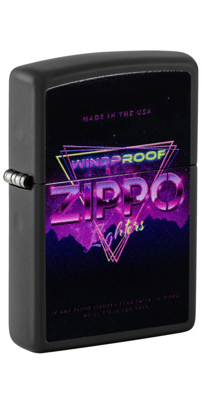 Black Matte Windproof Zippo