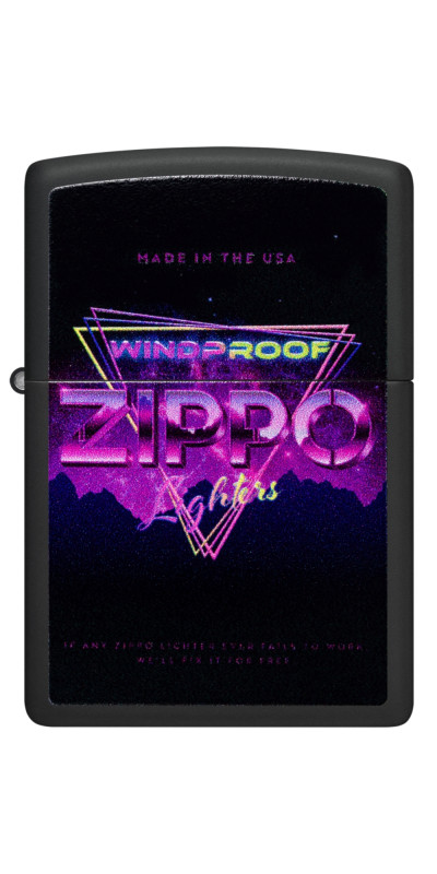 Black Matte Windproof Zippo