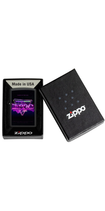 Black Matte Windproof Zippo