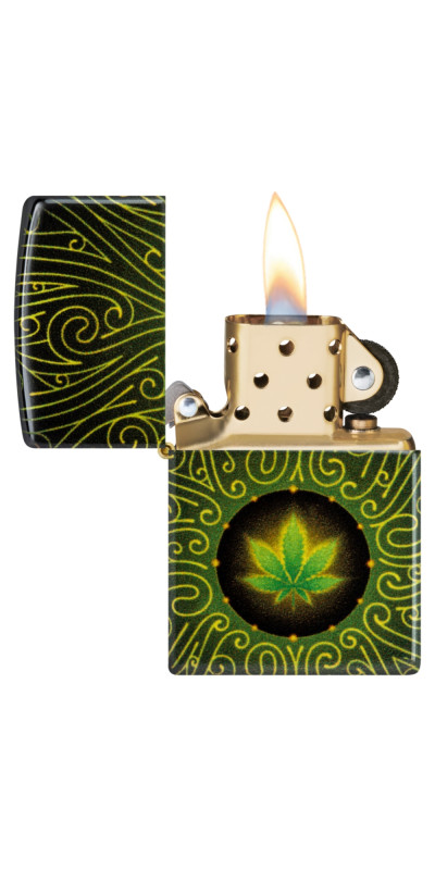 Leaf Vibe Wrap Zippo
