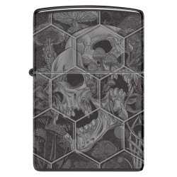 Zippo Trippy Skull Design
