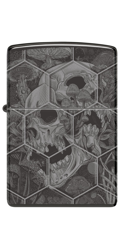 Zippo Trippy Skull Design