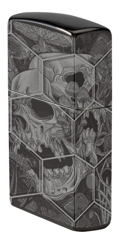 Zippo Trippy Skull Design