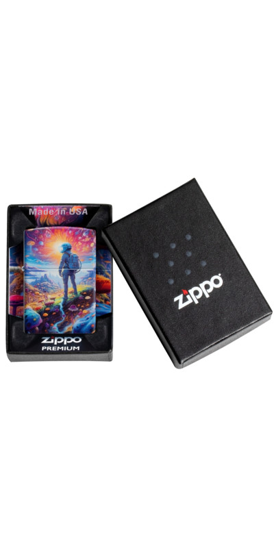 Zippo Space Mushroom Forest Design