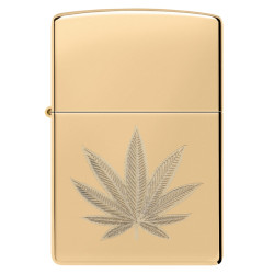Brass Leaf Zippo