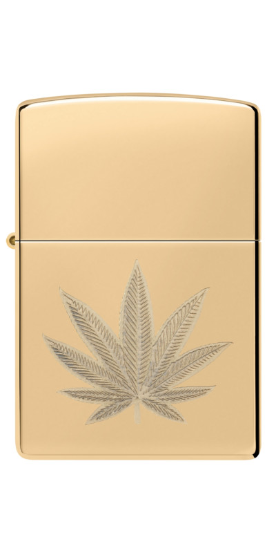 Brass Leaf Zippo