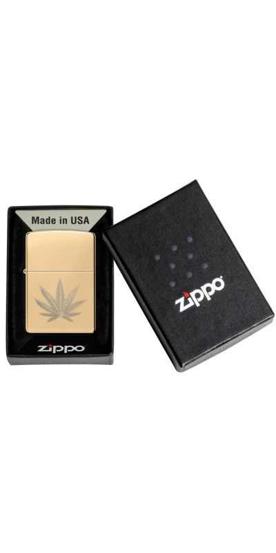 Brass Leaf Zippo