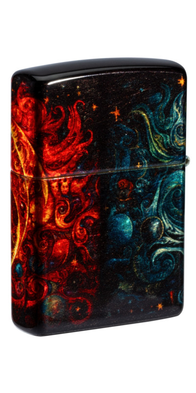 Zippo Spiritual Sun and Moon Design