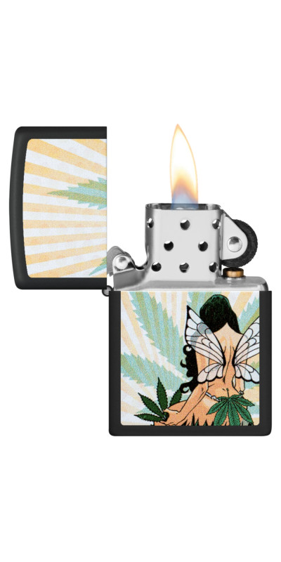 Leaf Fairy Design Zippo