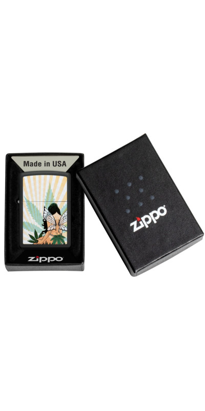 Leaf Fairy Design Zippo