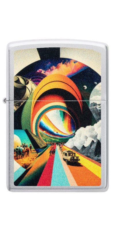 Zippo Psychedelic Travel Design