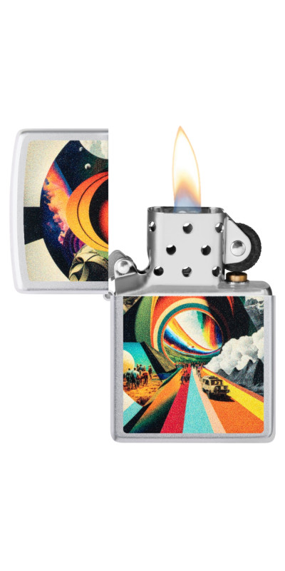 Zippo Psychedelic Travel Design