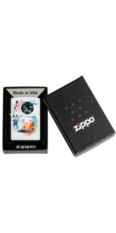 Zippo Abstract Design
