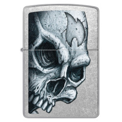 Zippo Skull and Flame Design