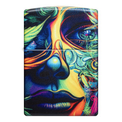 Woman Leaf Wrap Zippo