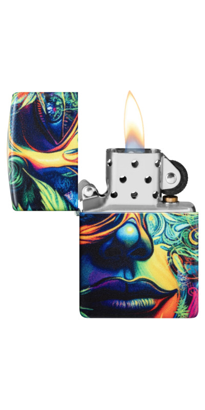 Woman Leaf Wrap Zippo