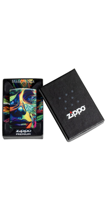 Woman Leaf Wrap Zippo