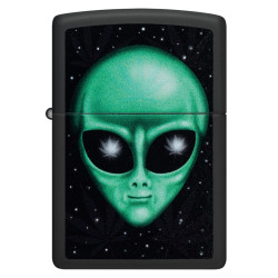 Leaf Alien Blacklight Reactive Zippo