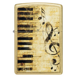 Zippo 48267 Piano and Notes Design Zippo 48267 Piano and Notes Design