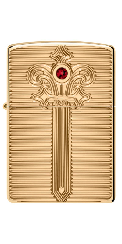 Zippo Carved Crystal Sword