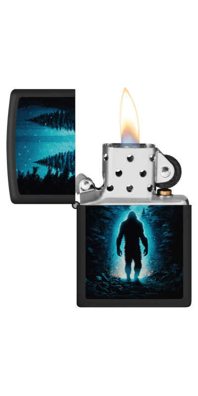 Zippo Night Bigfoot Blacklight Reactive