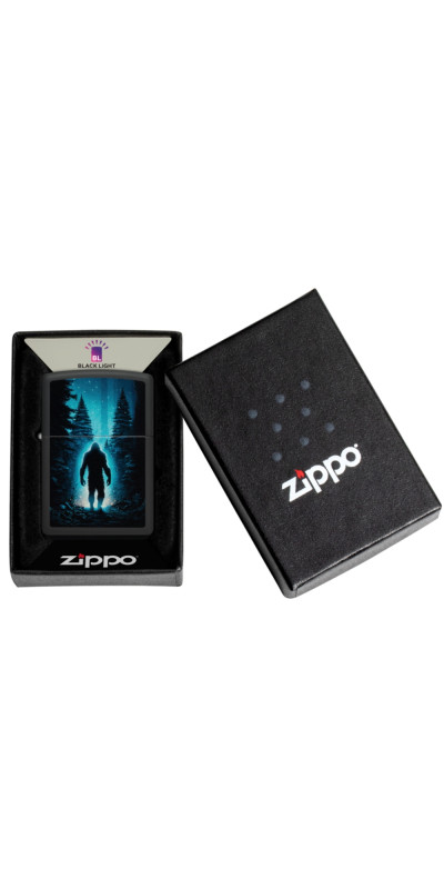 Zippo Night Bigfoot Blacklight Reactive