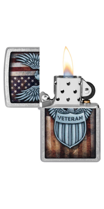 Veteran Shield Zippo Lighter